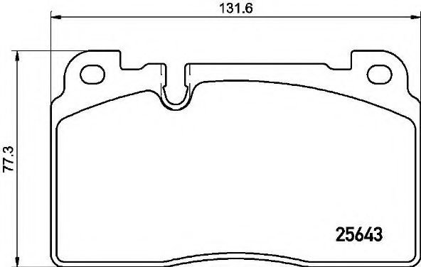 Тормозные колодки BREMBO P 85 133