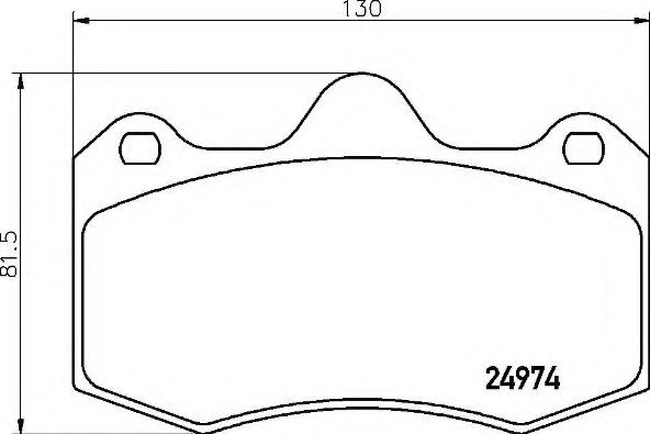 Тормозные колодки BREMBO P 85 134