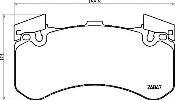 Тормозные колодки BREMBO P 85 136