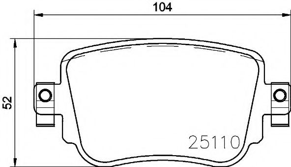 Гальмівні колодки BREMBO P 85 140