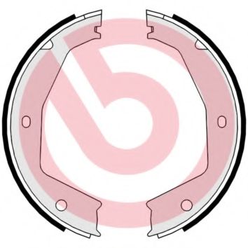 Тормозные колодки ручника BREMBO S 24 550