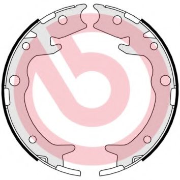 Тормозные колодки ручника BREMBO S 28 516