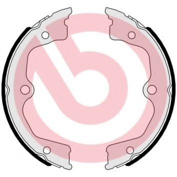 Тормозные колодки ручника BREMBO S 28 518