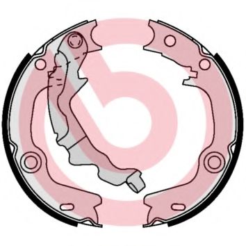 Тормозные колодки ручника BREMBO S 30 532