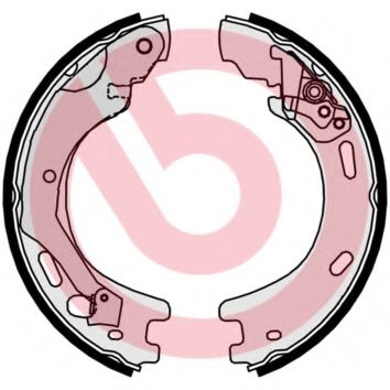 Тормозные колодки ручника BREMBO S 44 509