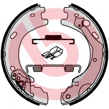 Тормозные колодки ручника BREMBO S 44 510