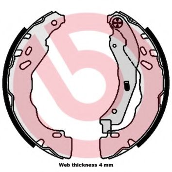 Гальмівні колодки BREMBO S 61 544
