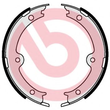 Тормозные колодки ручника BREMBO S 83 564
