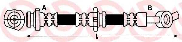 Тормозной шланг BREMBO T 56 148