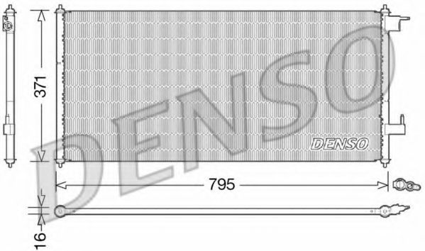 Радиатор кондиционера DENSO DCN10030