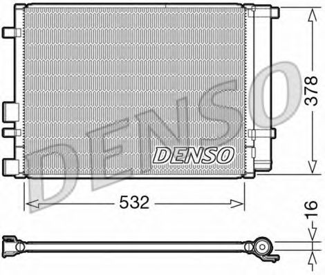 Радіатор кондиціонера DENSO DCN41006
