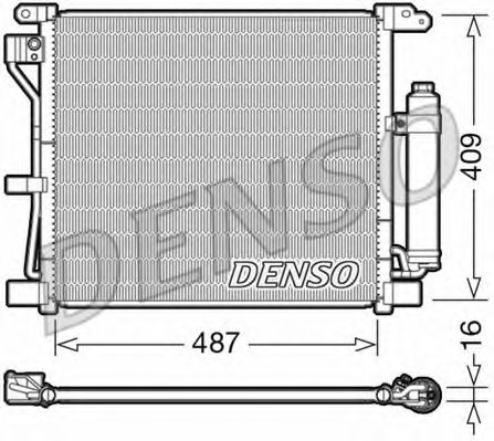 Радіатор кондиціонера DENSO DCN46019