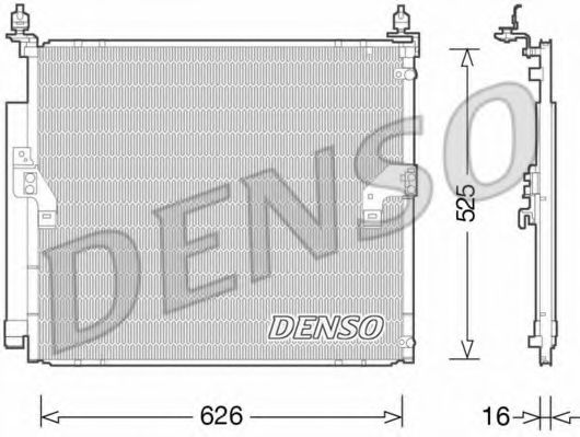 Радіатор кондиціонера DENSO DCN50034