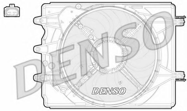 Вентилятор охлаждения DENSO DER09059