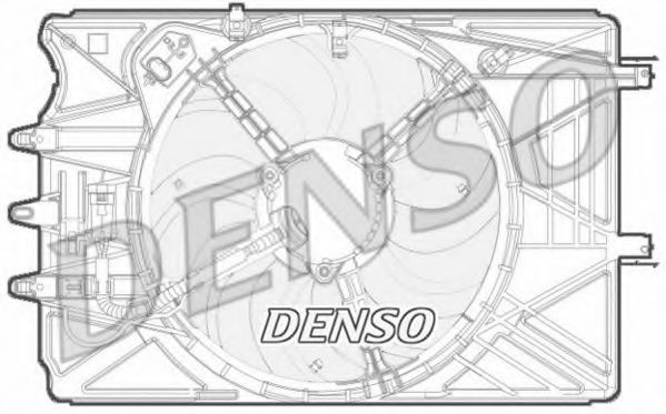 Вентилятор охлаждения DENSO DER09070