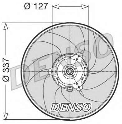 Вентилятор охлаждения DENSO DER21003