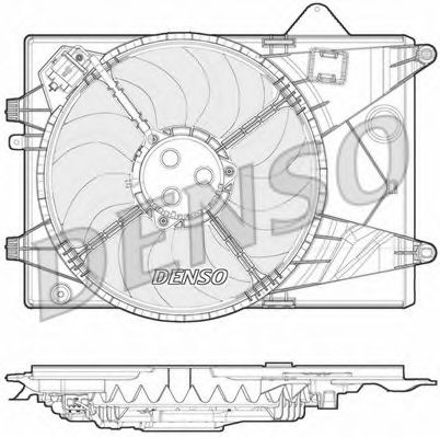 Вентилятор охлаждения DENSO DER15001