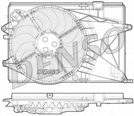 Вентилятор охлаждения DENSO DER15002