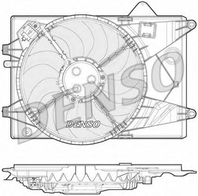 Вентилятор охлаждения DENSO DER15003
