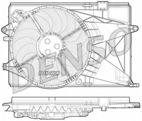 Вентилятор охлаждения DENSO DER15004
