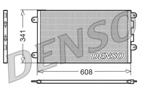 Радіатор кондиціонера DENSO DCN01012