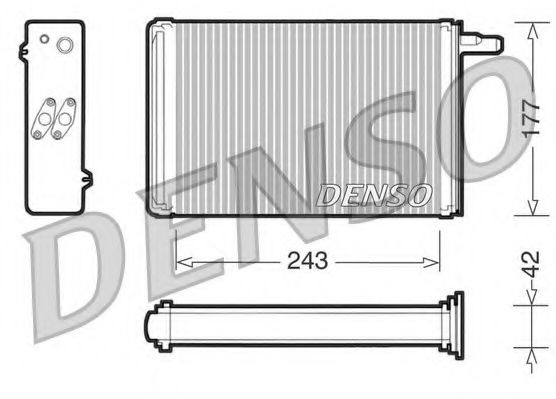Радиатор отопителя DENSO DRR09030