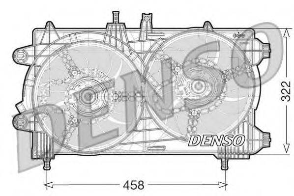 Вентилятор охлаждения DENSO DER13008
