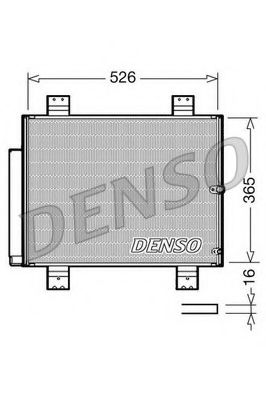 Радиатор кондиционера DENSO DCN35002