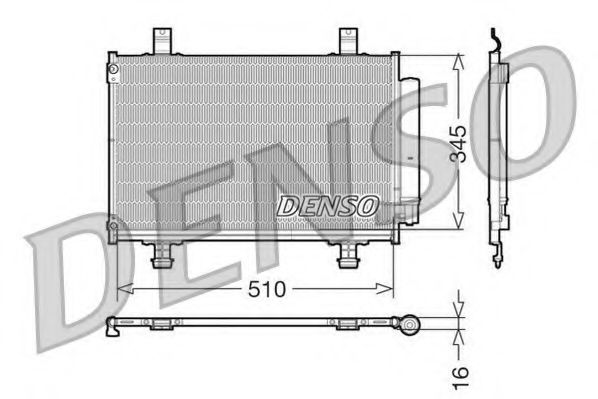 Радиатор кондиционера DENSO DCN47010