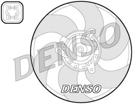 Вентилятор охлаждения DENSO DER07009