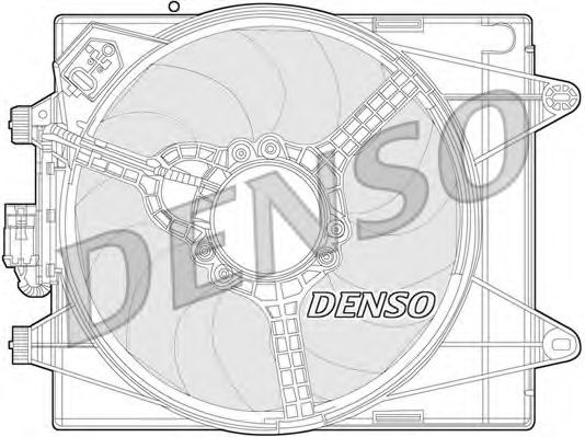 Вентилятор охлаждения DENSO DER13005