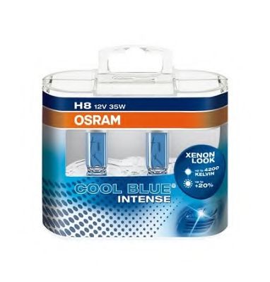 Лампа накаливания OSRAM 64212CBI-HCB COOL BLUE INTENSE (фара дальнего света, основная фара, противотуманная фара, фара с авт. системой стабилизации, фара дневного освещения)