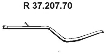 Труба выхлопного газа EBERSPÄCHER 37.208.70