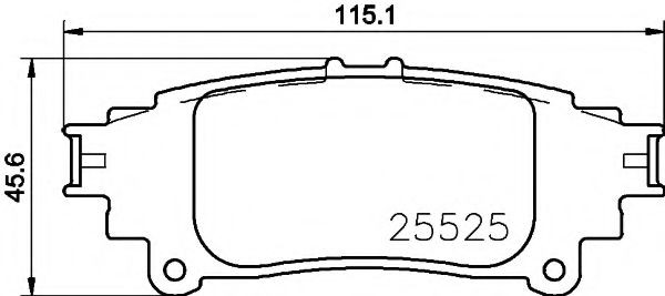 Тормозные колодки MINTEX MDB3720