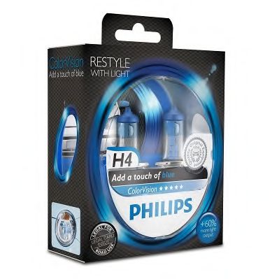 Лампа накаливания PHILIPS 12342CVPBS2 (указатель поворота, сигнал торможения, освещение номерного знака, задняя противотуманная фара, фара заднего хода, внутреннее освещение, фонарь установленный в двери, освещение багажника, подкапотная лампа, стояночные