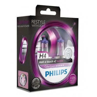 Лампа накаливания PHILIPS 12342CVPPS2 (указатель поворота, сигнал торможения, освещение номерного знака, задняя противотуманная фара, фара заднего хода, внутреннее освещение, фонарь установленный в двери, освещение багажника, подкапотная лампа, стояночные