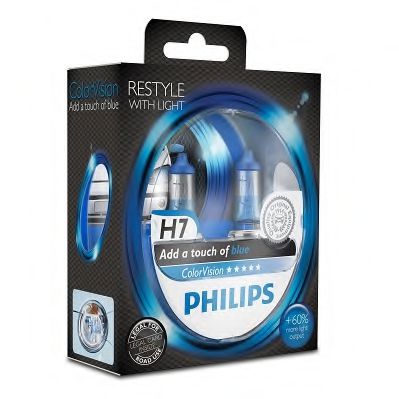 Лампа накаливания PHILIPS 12972CVPBS2 (фара дальнего света, основная фара, противотуманная фара, фара с автоматической системой стабилизации, фара дневного освещения)