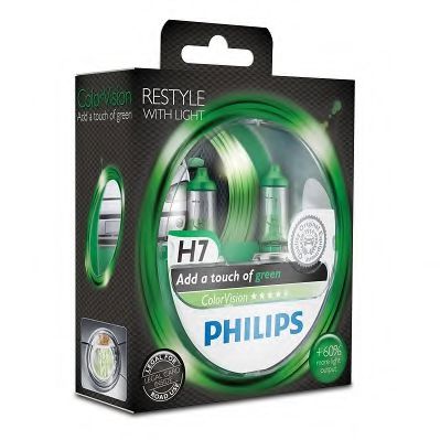 Лампа накаливания PHILIPS 12972CVPGS2 (фара дальнего света, основная фара, противотуманная фара, фара с автоматической системой стабилизации, фара дневного освещения)