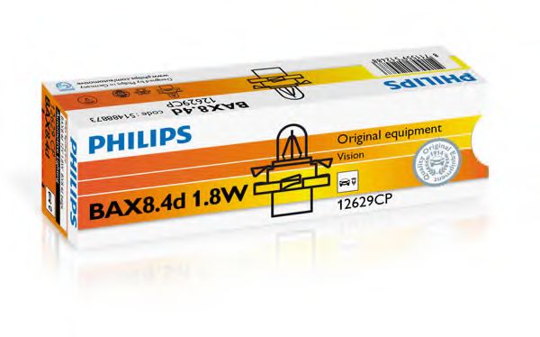 Лампа накаливания освещения щитка приборов PHILIPS 12629CP
