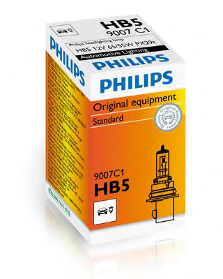 Лампа накаливания PHILIPS 9007 C1 (фара дальнего света, противотуманная фара)
