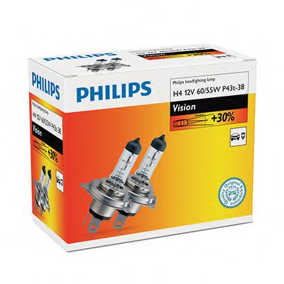 Лампа накаливания PHILIPS 12342PRC2 (указатель поворота, сигнал торможения, освещение номерного знака, задняя противотуманная фара, фара заднего хода, внутреннее освещение, фонарь установленный в двери, освещение багажника, подкапотная лампа, стояночные о