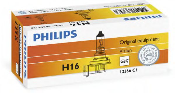 Лампа накаливания противотуманной фары PHILIPS 12366C1