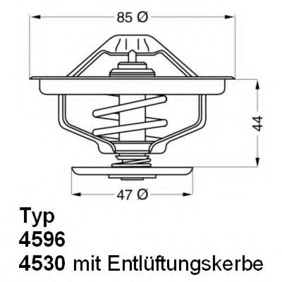 Термостат WAHLER 410758.83D