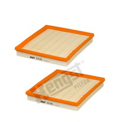 Повітряний фільтр HENGST FILTER E838L-2