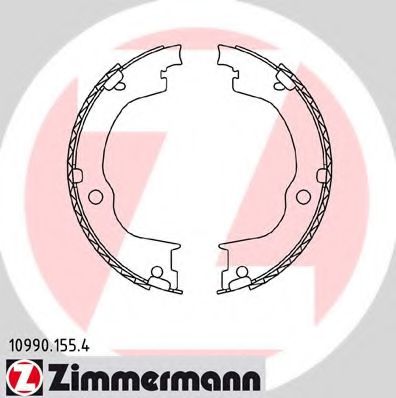 Тормозные колодки ручника ZIMMERMANN 10990.155.4