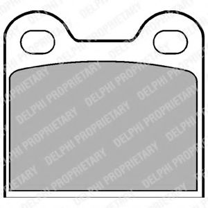 Тормозные колодки DELPHI LP21