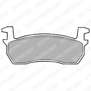 Тормозные колодки DELPHI LP259