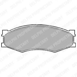 Тормозные колодки DELPHI LP358
