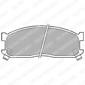 Тормозные колодки DELPHI LP530