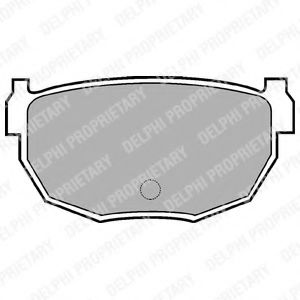Тормозные колодки DELPHI LP570